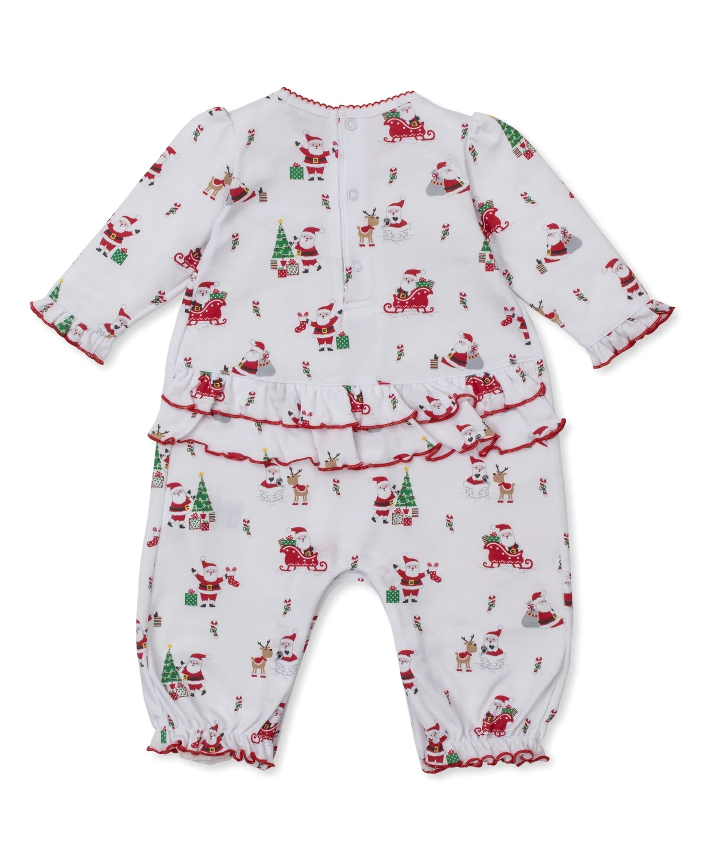 Christmas Capers Ruffle Playsuit