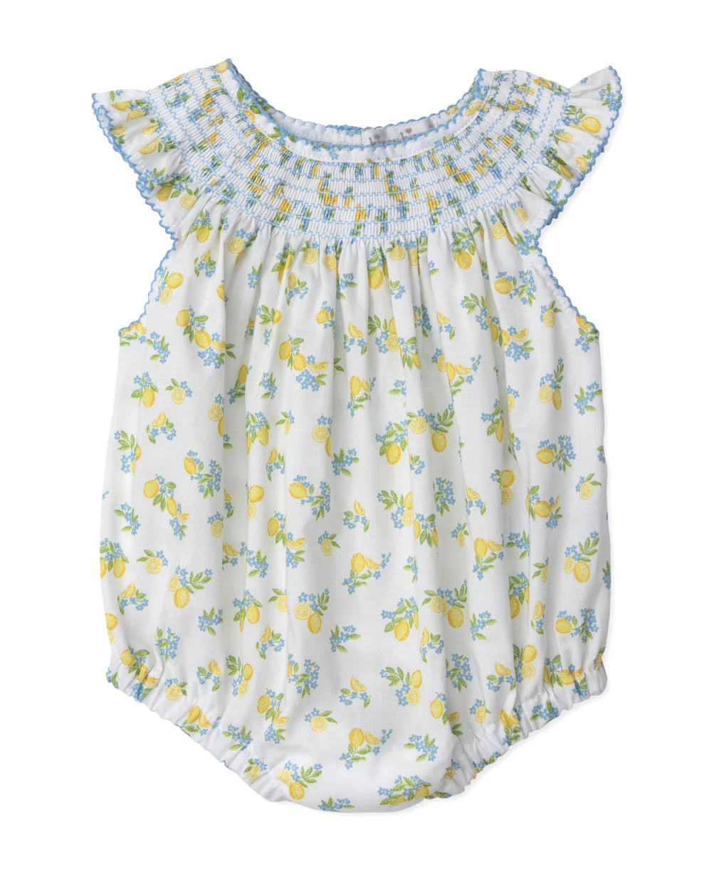 Lemon Blossoms Smocked Woven Bubble