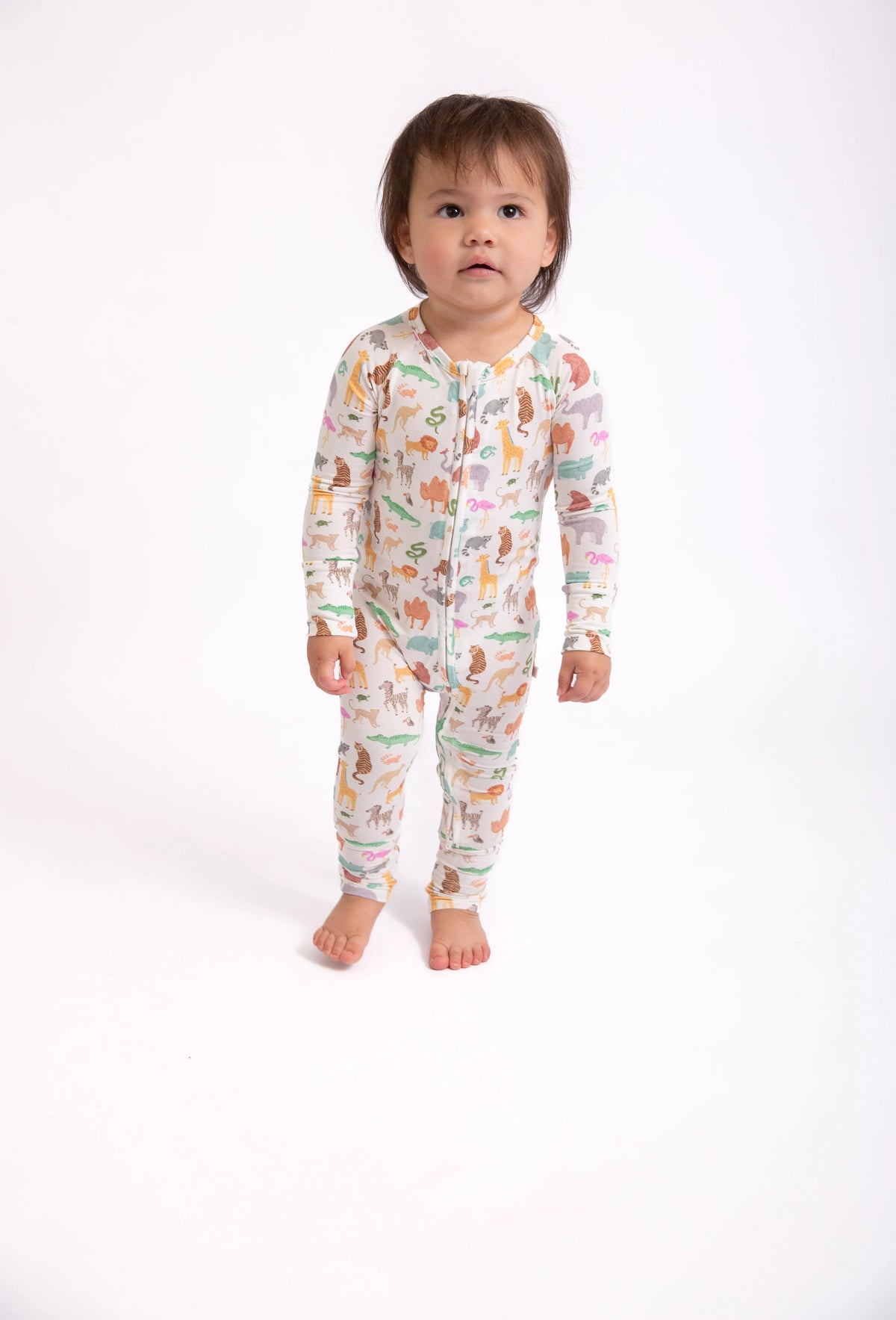 Convertible Zipper PJs - Zoo Crew