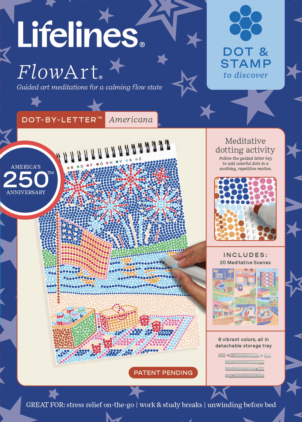 FlowArt - Dot By Letter - Americana
