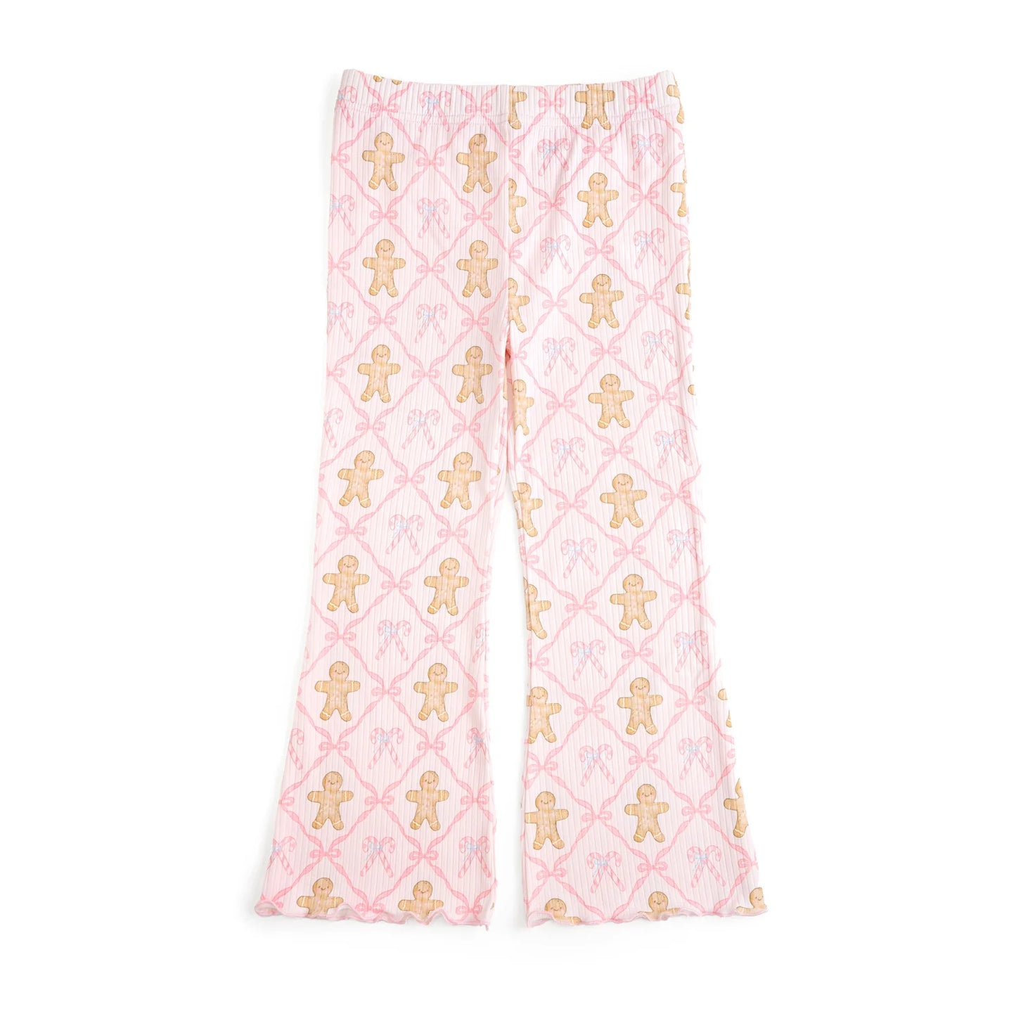 Gingerbread Bow Trellis Flare Legging