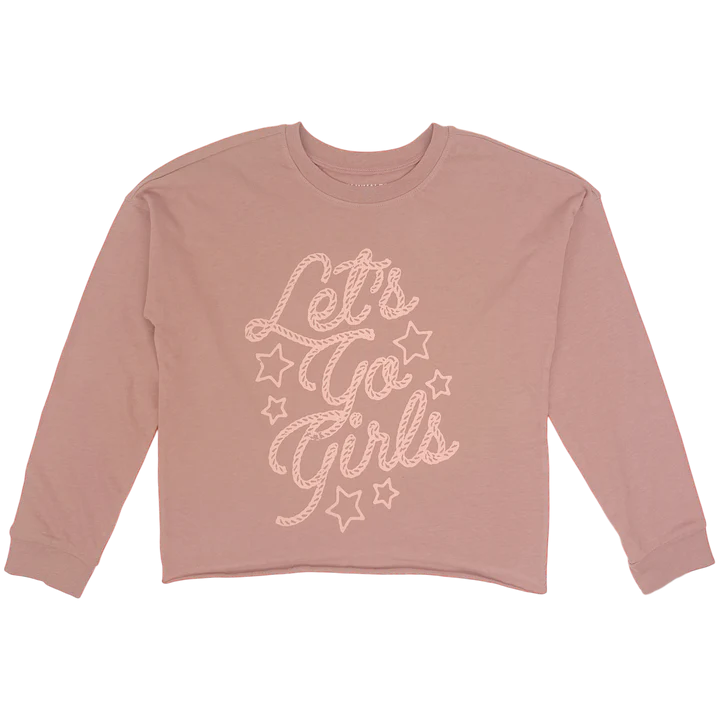 Let's Go Girls Boxy Long Sleeve Tee