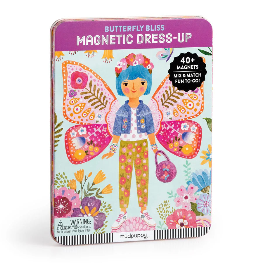 Magnet Tin Figure Butterfly Bliss