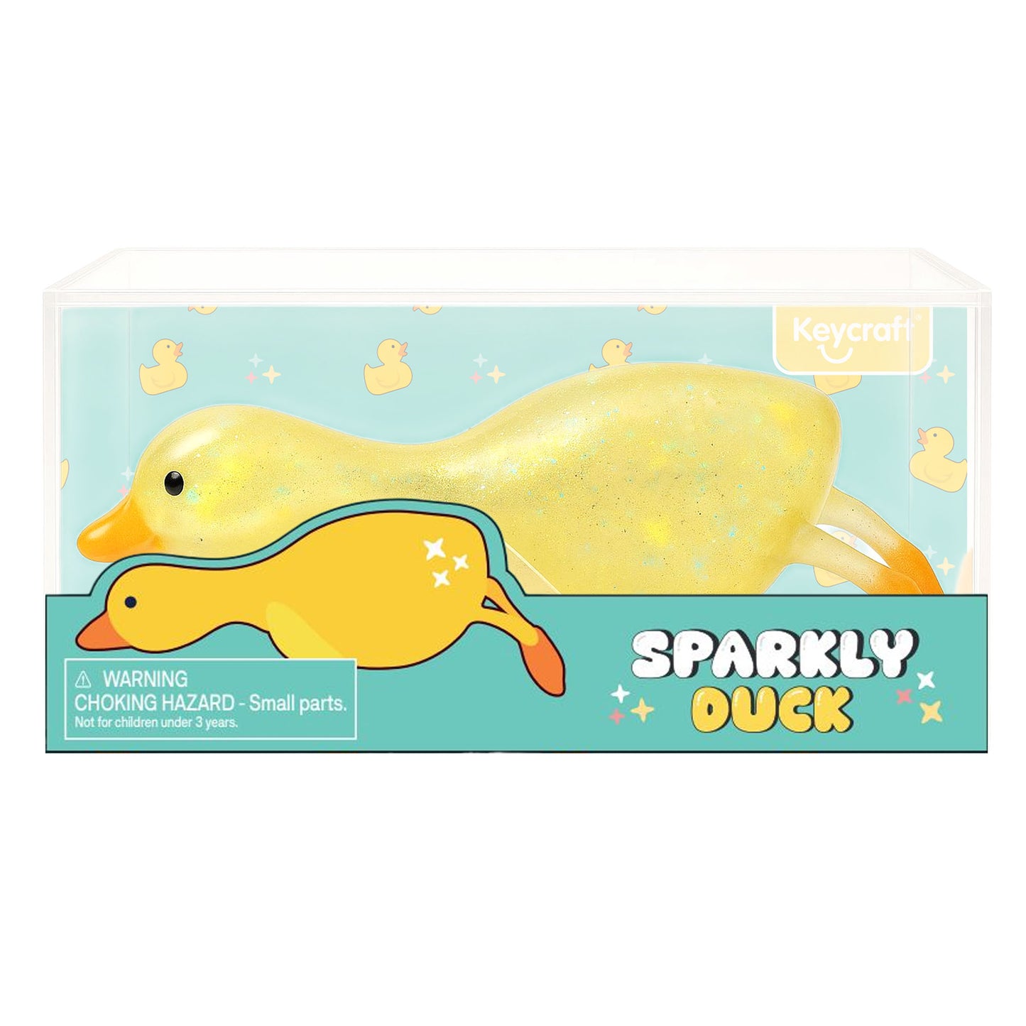 Glitter Stretchy Duck