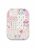 Cream Pattern Light Up Jewelry Case