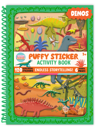 Puffy Sticker Books - Dinosaurs