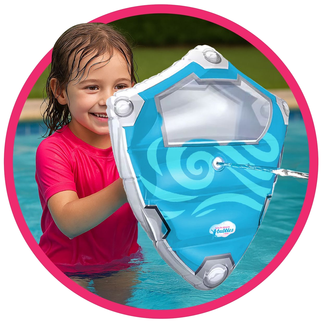 AquaSoakz IceBreak Inflatable Water Blaster Shield