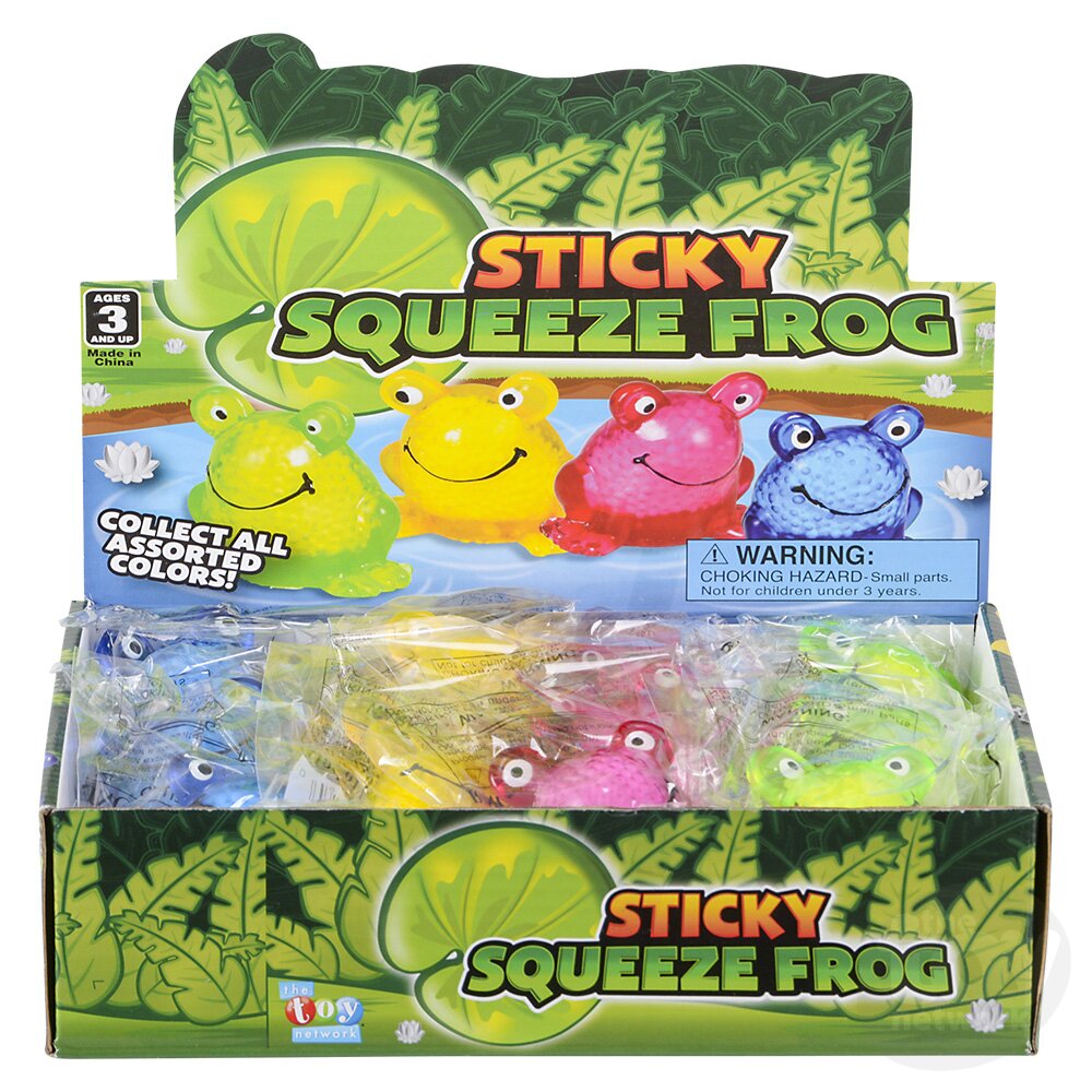 2.5" Squeeze Sticky Frog