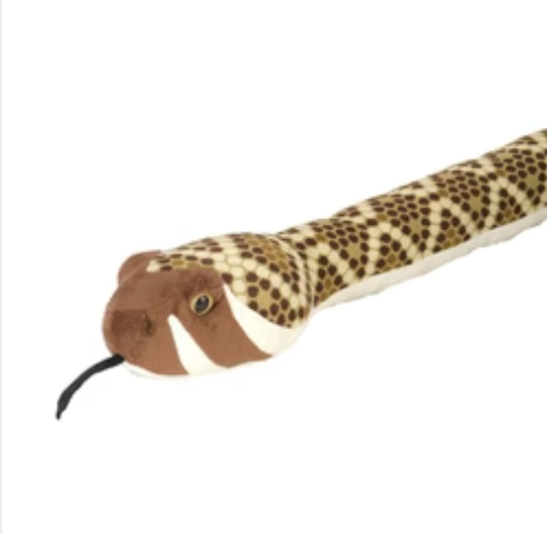 Western Diamondback Stuffed Animal Snake- 54"
