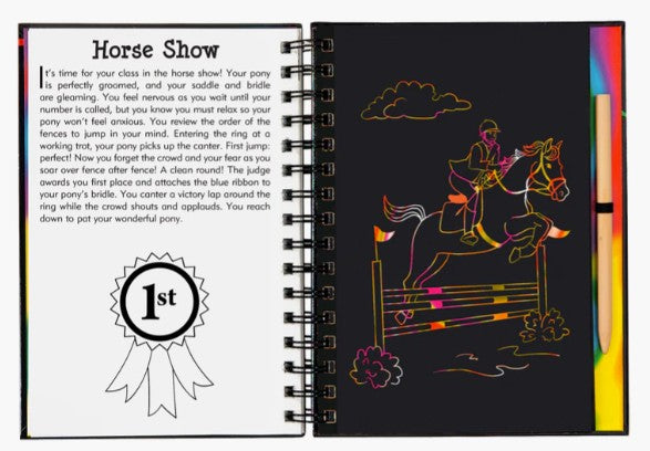 Horses Scratch and Sketch