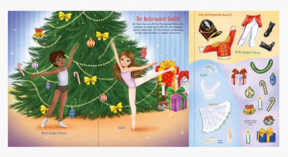 Christmas Sticker Doll Dress-Up Book