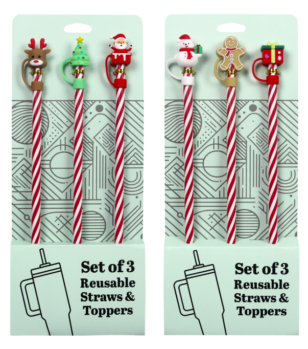Straw with Holiday Themes