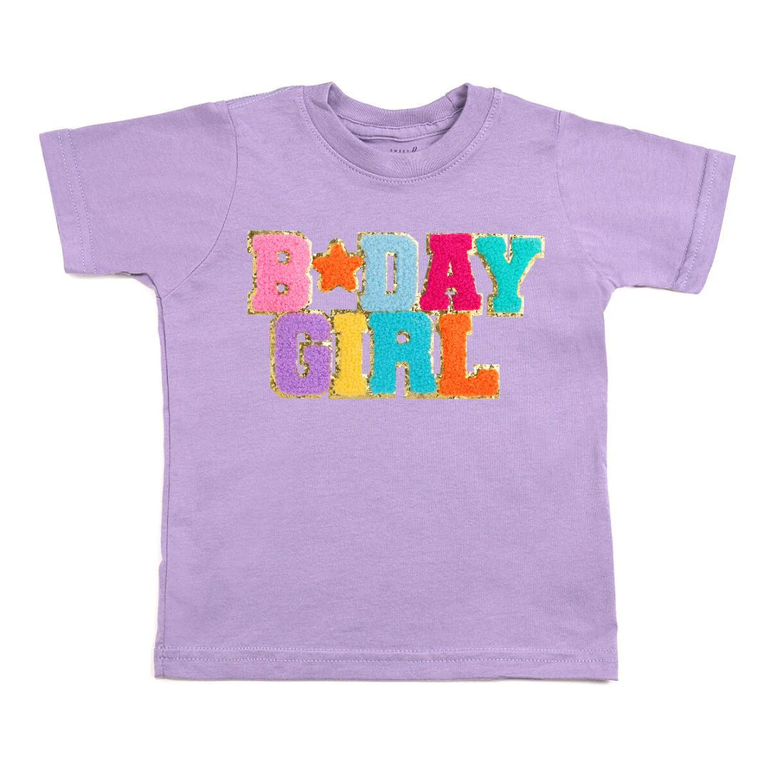 Birthday Girl Lavender Short Sleeve Tee