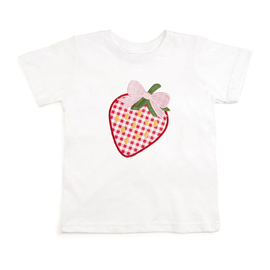 Strawberry Patchwork SS Tee