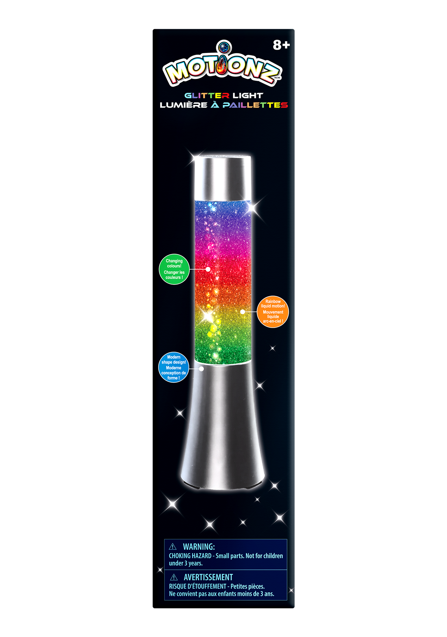 MOTIONZ 13" Glitter Lamp