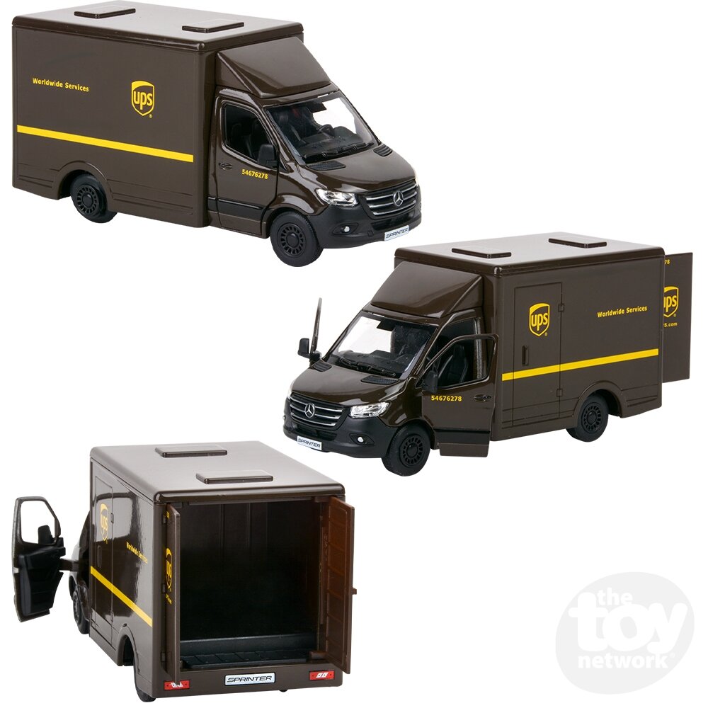 Diecast UPS Mercedes-Benz Sprinter Box Truck