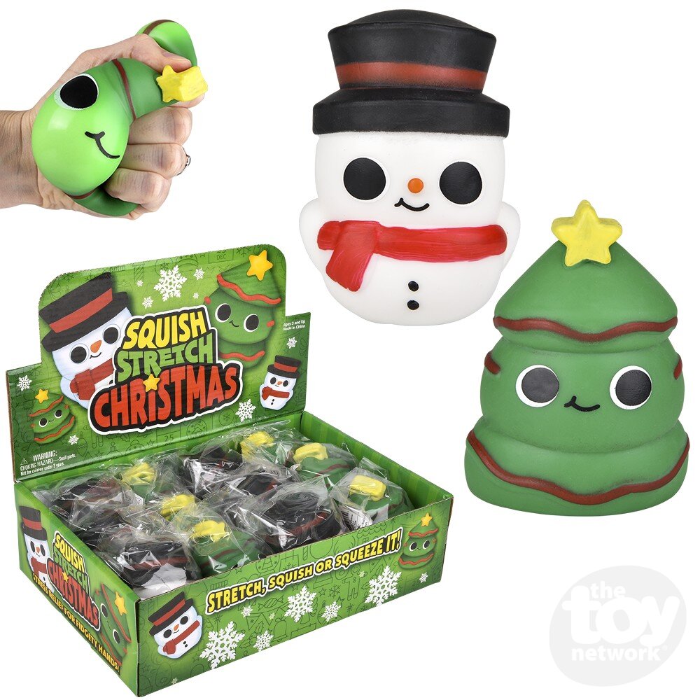 3.5" Christmas Squish Stretch