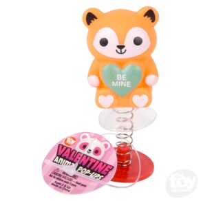 2.75" Valentine's Day Animal Pop-Ups
