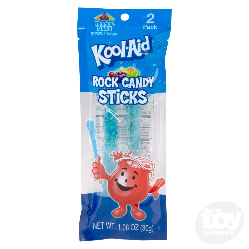 Kool-Aid Rock Candy Sticks - Tropical Punch