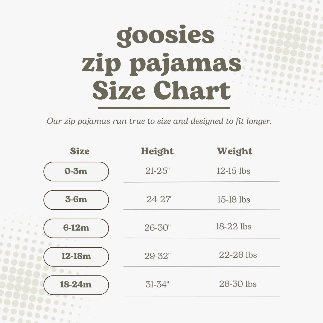 Convertible Zipper PJs - Spring Chicken