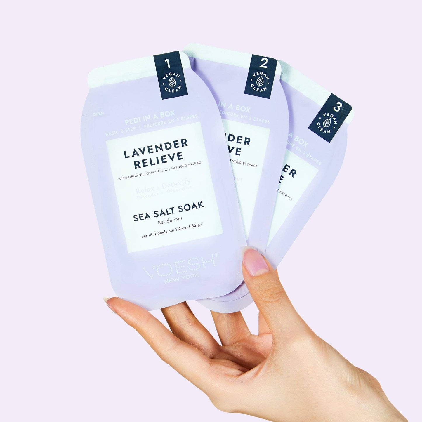 Pedi in a Box 3 Step - Lavender Relieve