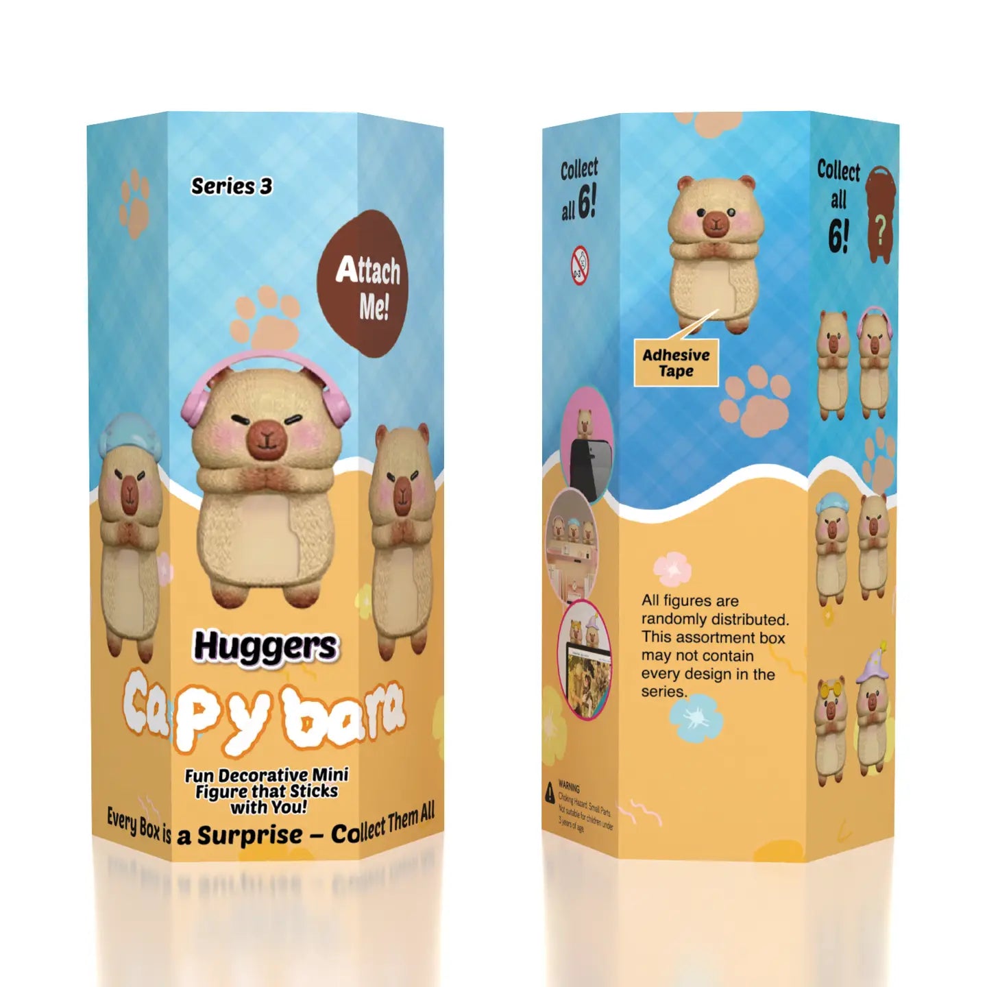 Capybara Huggers: Phone Hugging Animals Series 3 Collectable