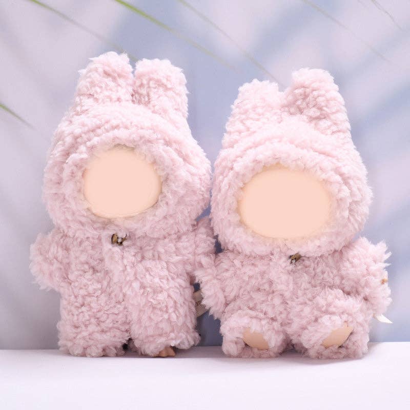Pink Clothes Pink Furry Jumpsuit