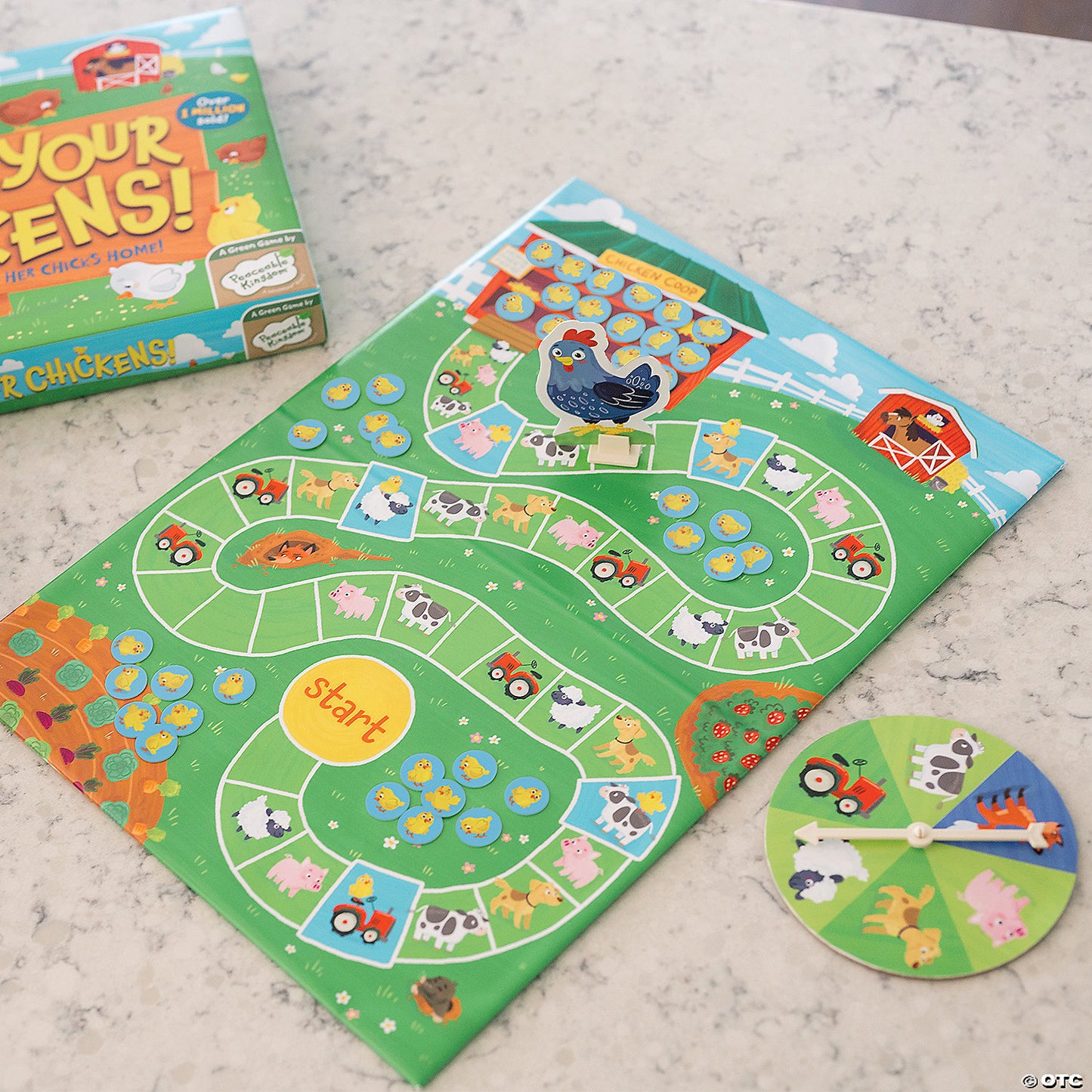 Count Your Chickens! Peaceable Kingdom Cooperative Board Game