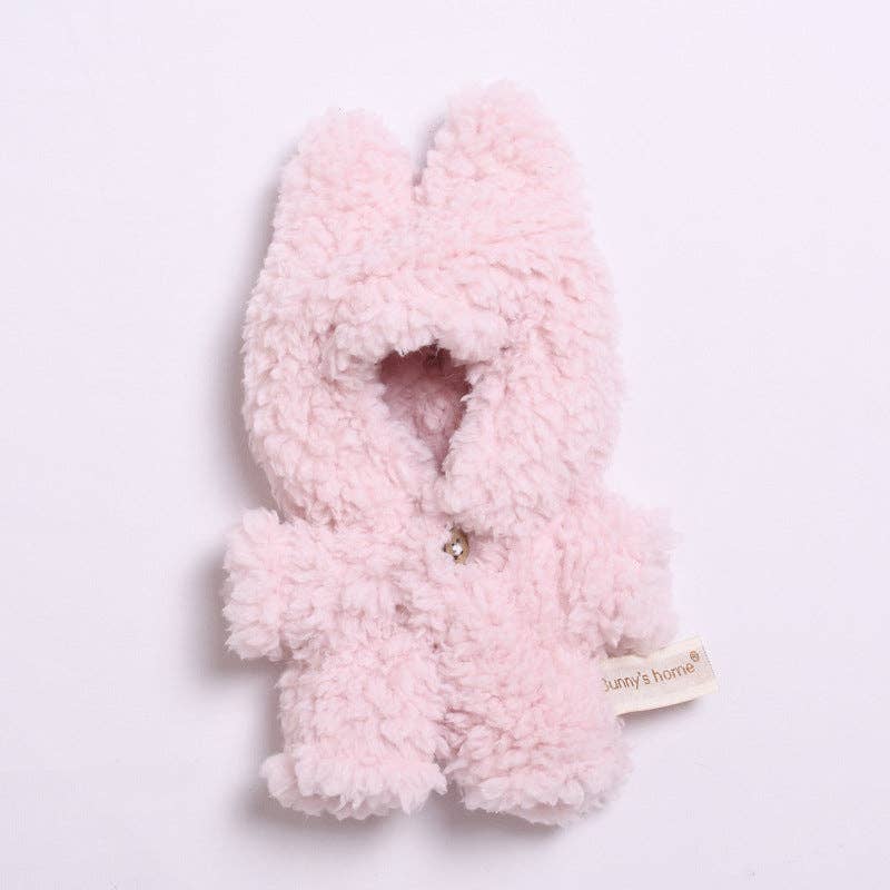 Pink Clothes Pink Furry Jumpsuit