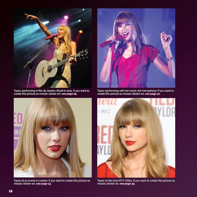 Tswift Paint by Sticker