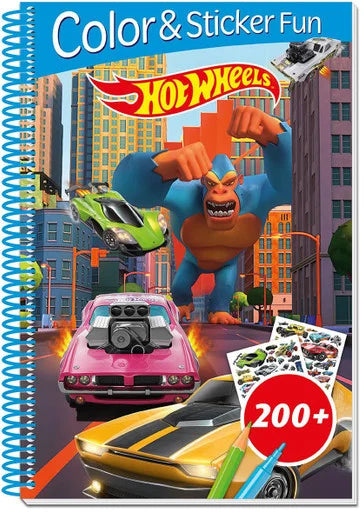 Hot Wheel 3D Lenticular Sticker Book