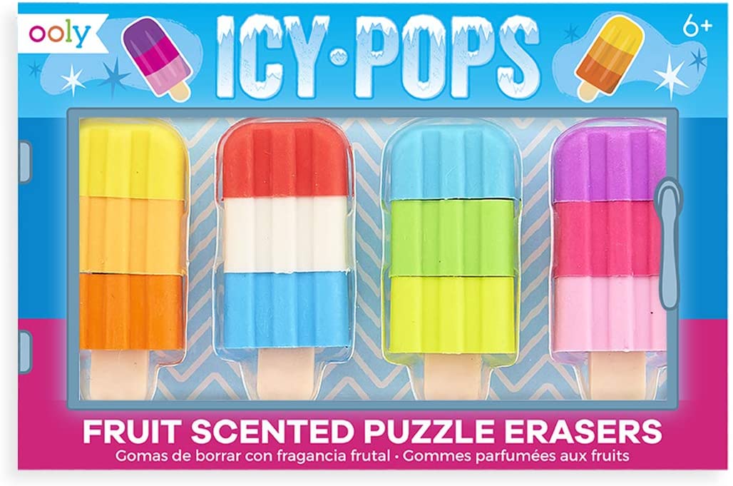 Icy Pop Erasers - Set of