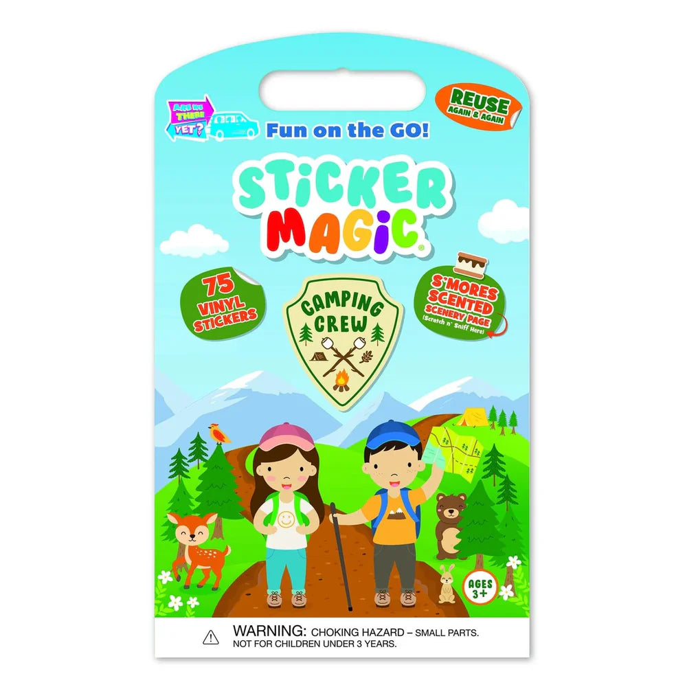 Sticker Magic Camping Crew