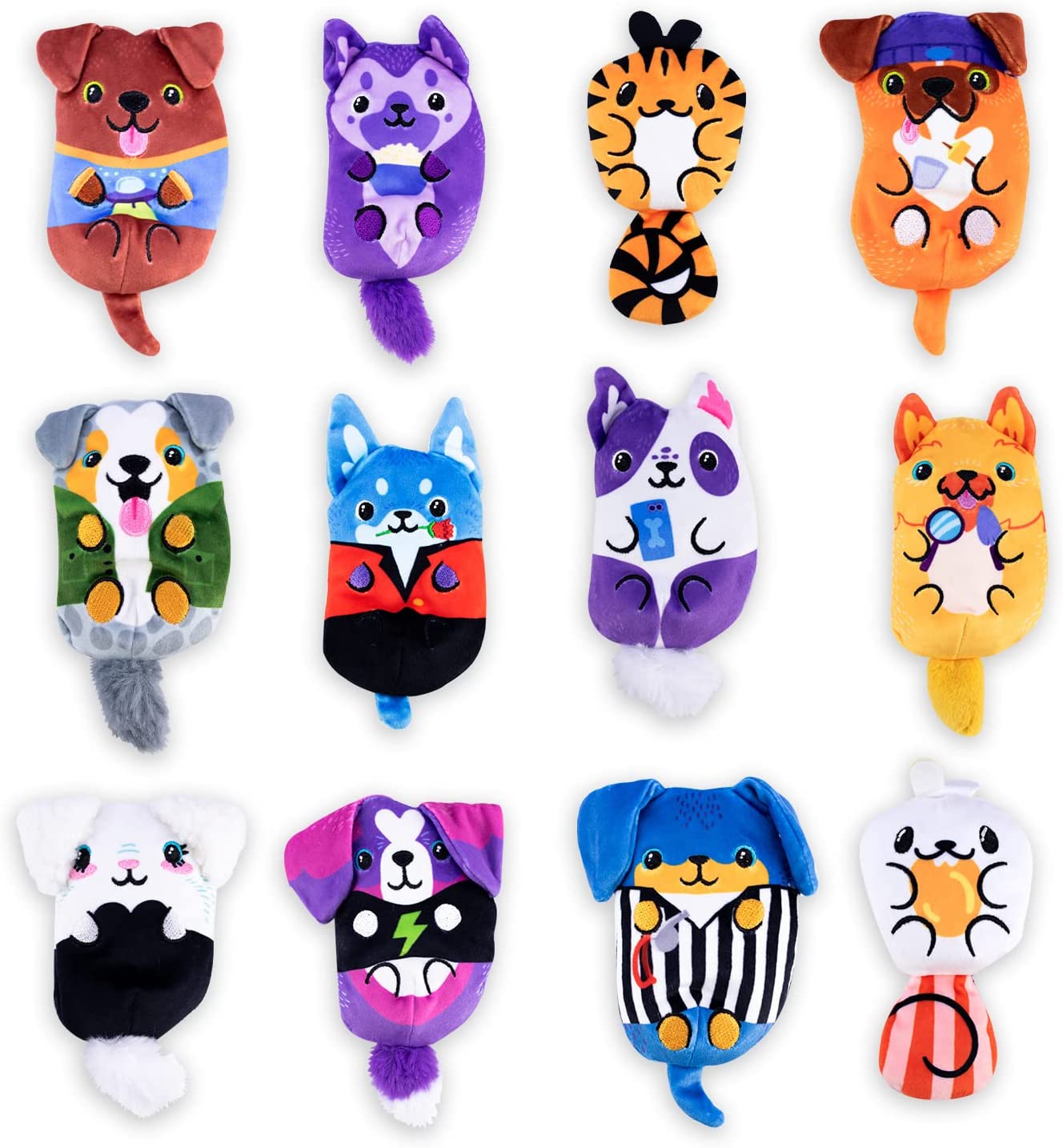Dogs Vs Squirls 4in Plush