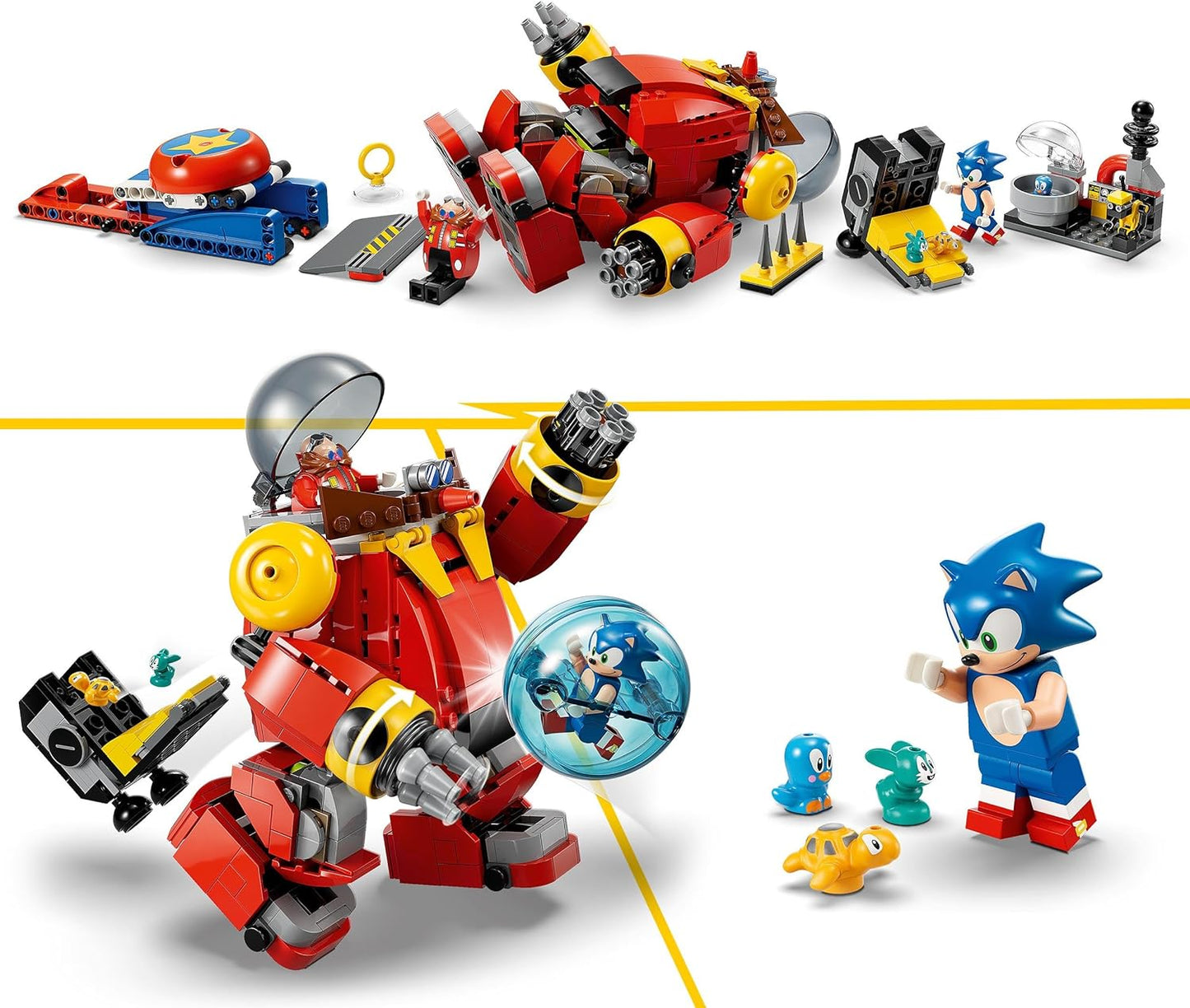Sonic Vs Dr Eggman Robot