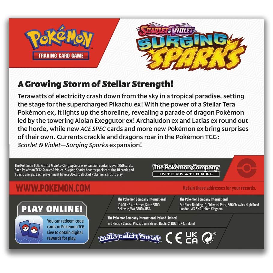 Pkm Cards Surging Sparks