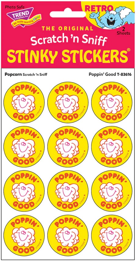 Popcorn Stinky Sticker