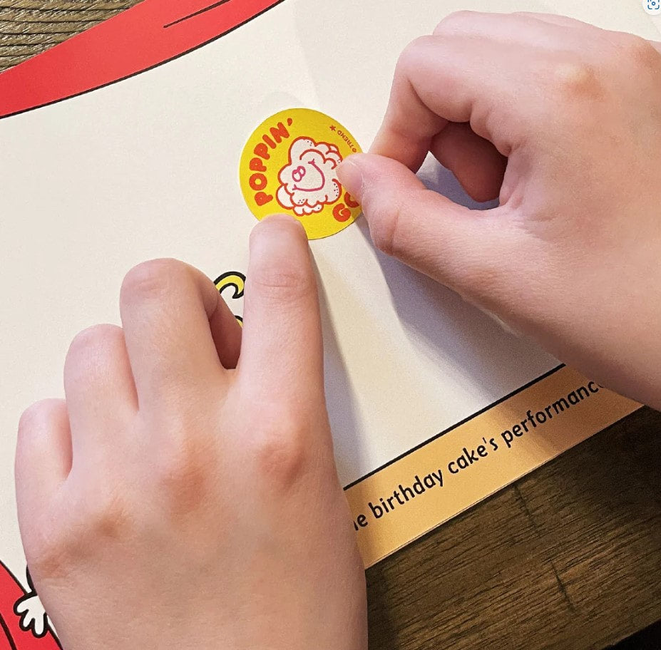 Popcorn Stinky Sticker