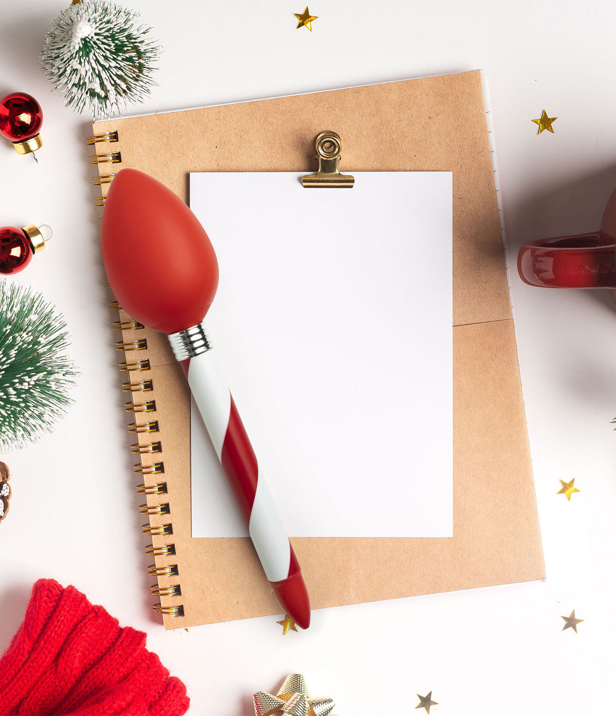 Xmas Jumbo Lightbulb Pen