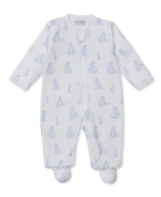 Giraffe Grace Footie with zipper