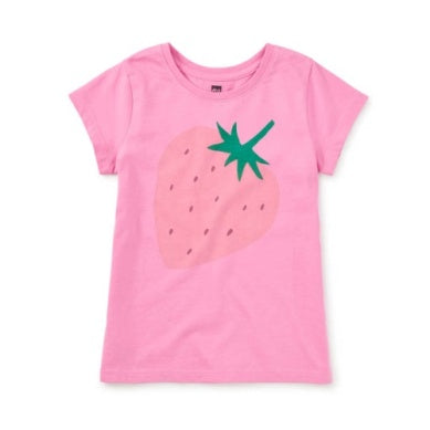 Strawberry on Pink Tee