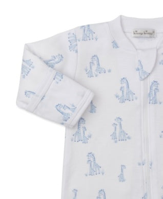 Giraffe Grace Footie with zipper