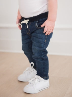 Medium Wash Boys Pull-on Jeans