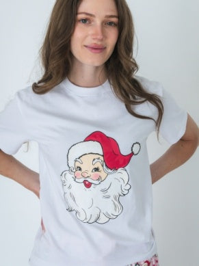 Adult Women Santa SS Graphic Tee