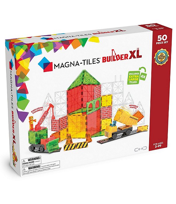 Magna-Tiles® Builder XL 50- Piece Set