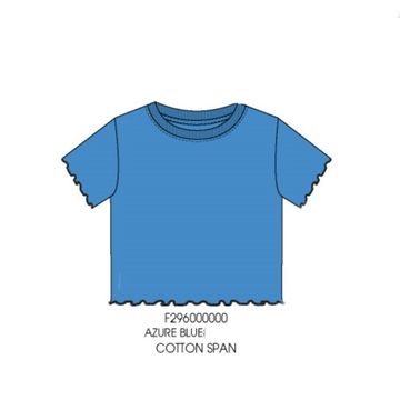 Lettuce Edge Oversized Cropped Tee