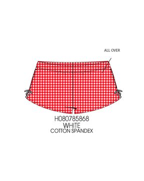 Gingham Shorts with Side Bows