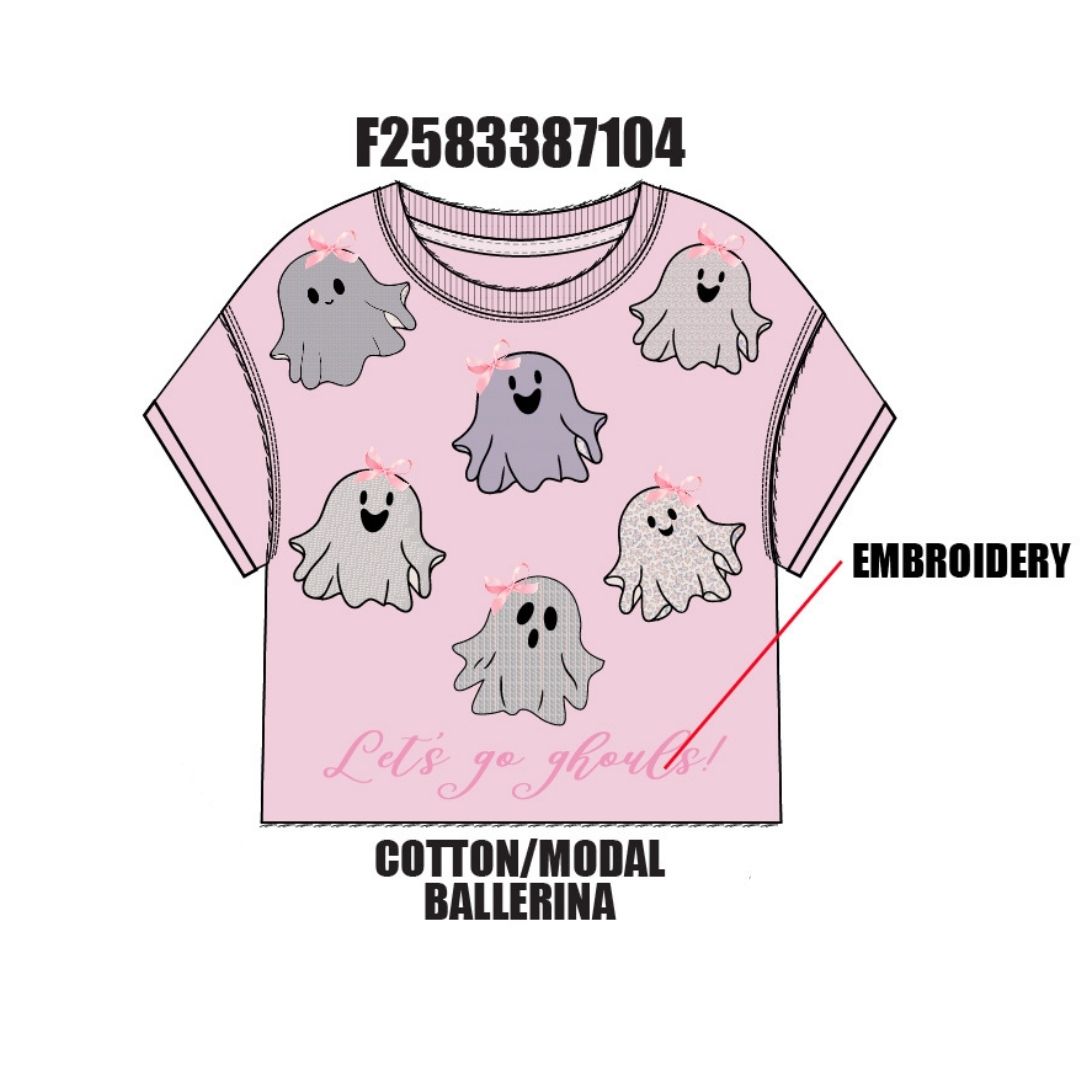 Let's go ghouls! Pink Tee
