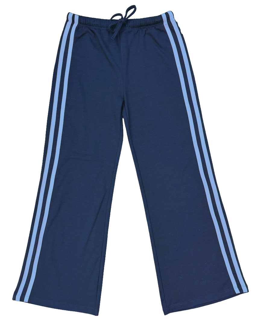 Cloud Wide Leg Pant with Side Stripes