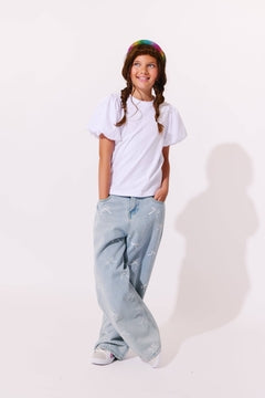 Crystal Bows Jeans